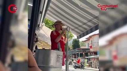 Fethiye'de yurttaştan ilginç anons Turizm hakkın rahmetine kavuşmuştur