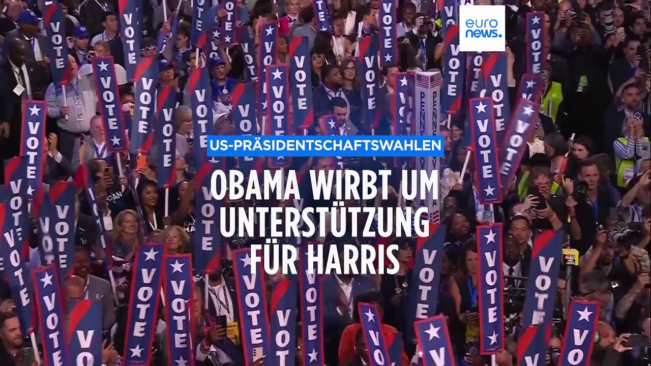 'Die Hoffnung kehrt zurück': Die Obamas werben in Chicago für Kamala Harris