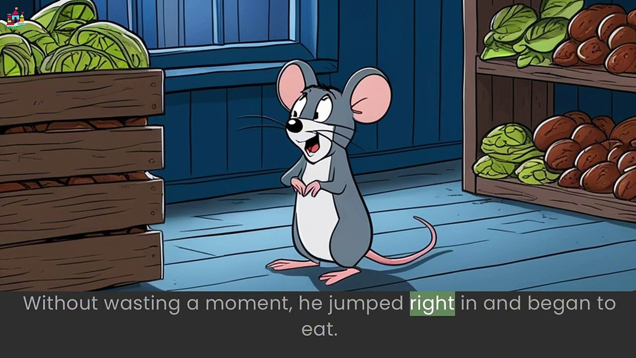 The Hungry Mouse _ Moral Story _ Bedtime Story for Kids _ Learn English_HD