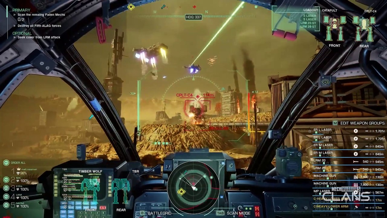 MechWarrior 5 Clans - Gamescom Trailer
