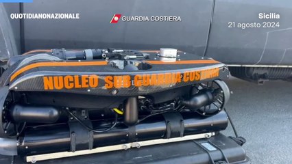 Naufragio di Palermo Rov in azione