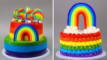 Most Amazing Make Rainbow Cake Decorating Ideas | Happy Birthday Cake Recipes