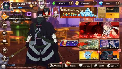 Fairy Tail: Fierce Fight Gameplay (Android/IOS) [No Commentary] Wizard Quiz