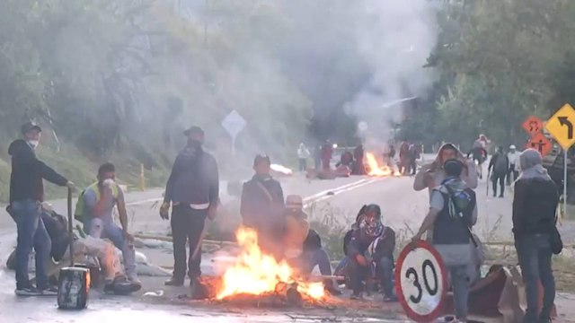 Nuevos bloqueos en la vía Panamericana: indígenas se fueron a paro indefinido y piden presencia del Gobierno