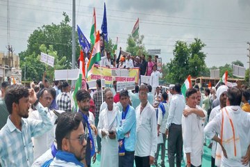 बंद के दौरान सुरक्षा की दृष्टि से तैनात रहा जाप्ता