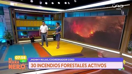 MAPA DE INCENDIOS ACTIVOS