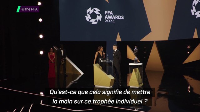 Foden élu joueur de l’année par les autres joueurs : “Un sentiment incroyable”