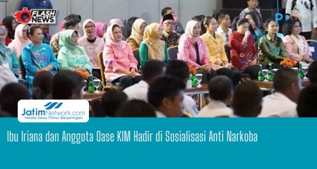 Ibu Iriana dan Anggota Oase KIM Hadir di Sosialisasi Anti Narkoba