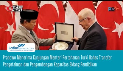 Prabowo Menerima Kunjungan Menteri Pertahanan Turki Bahas Transfer Pengetahuan dan Pengembangan Kapasitas Bidang Pendidikan
