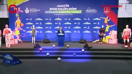 İBB'den amatör spor kulüplerine 61 milyon liralık ekipman desteği! İmamoğlu_  Gücümüzü paylaşıyoruz