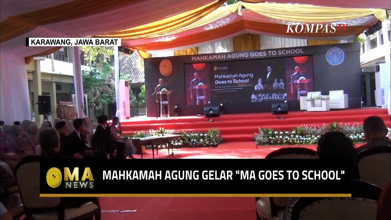 Program 'Mahkamah Agung Goes to School' Digelar di SMAN 1 Karawang - MA NEWS