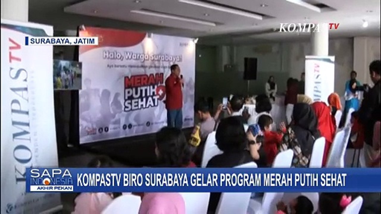 Edukasi soal Stunting, KompasTV Surabaya Gelar Program 'Merah Putih Sehat'