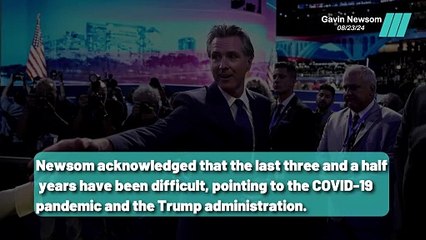 Newsom Delivers California Delegates to Harris