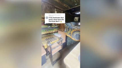 Couple save £9.6k-a-year travelling in a van with their toddler