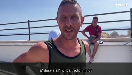 Palermo, un pescatore chiama i soccorsi dopo la tromba d'aria