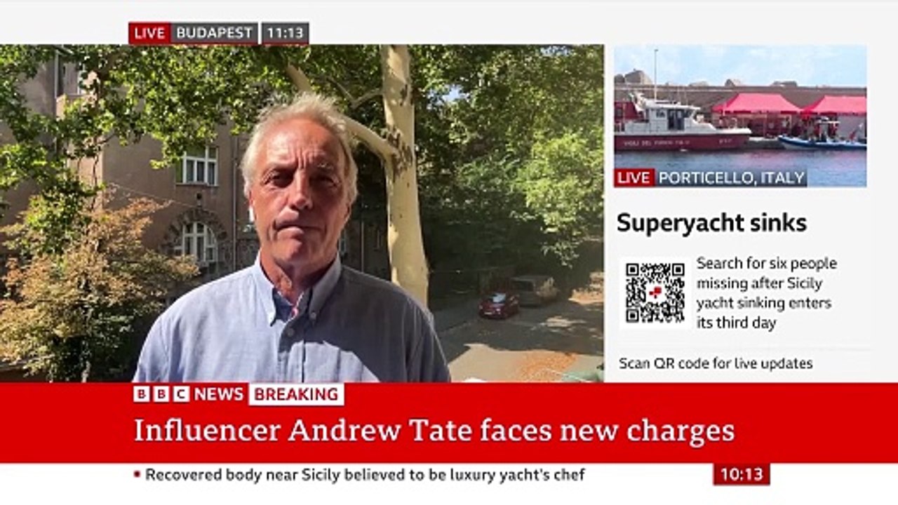 Police launch fresh raid on Andrew Tate’s home in Romania  BBC News