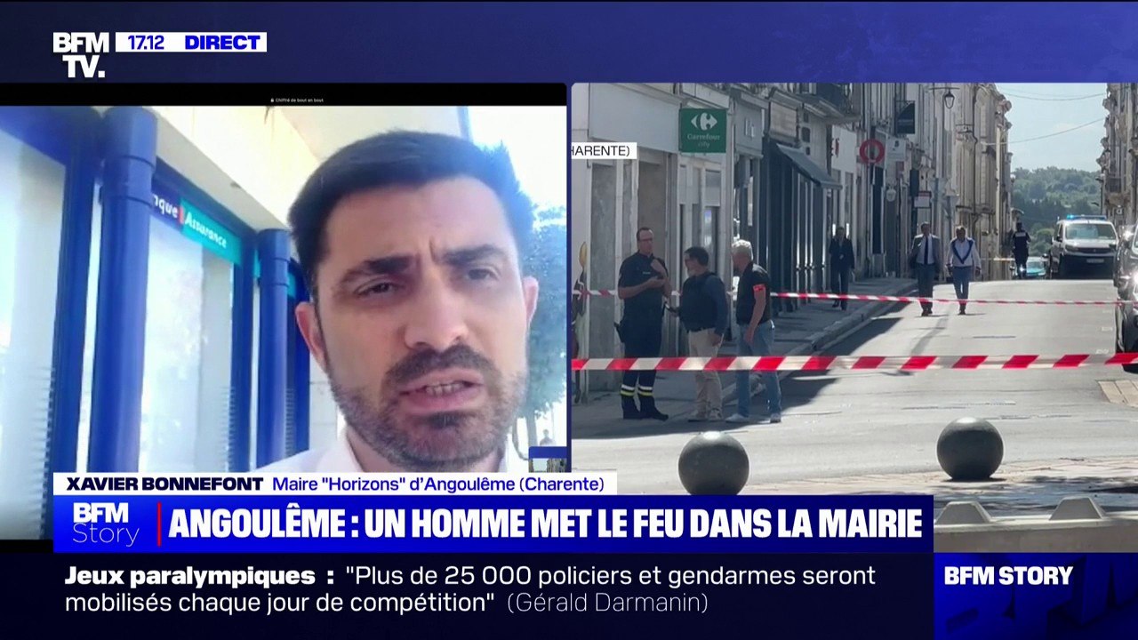 Attaque contre la mairie d'Angoulême: "Les deux assistantes sont particulièrement choquées" raconte Xavier Bonnefont, le maire de la ville