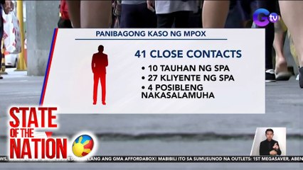 Lalaking nagpositibo sa mpox, may 41 close contacts sa spa at derma clinic sa Quezon City | SONA