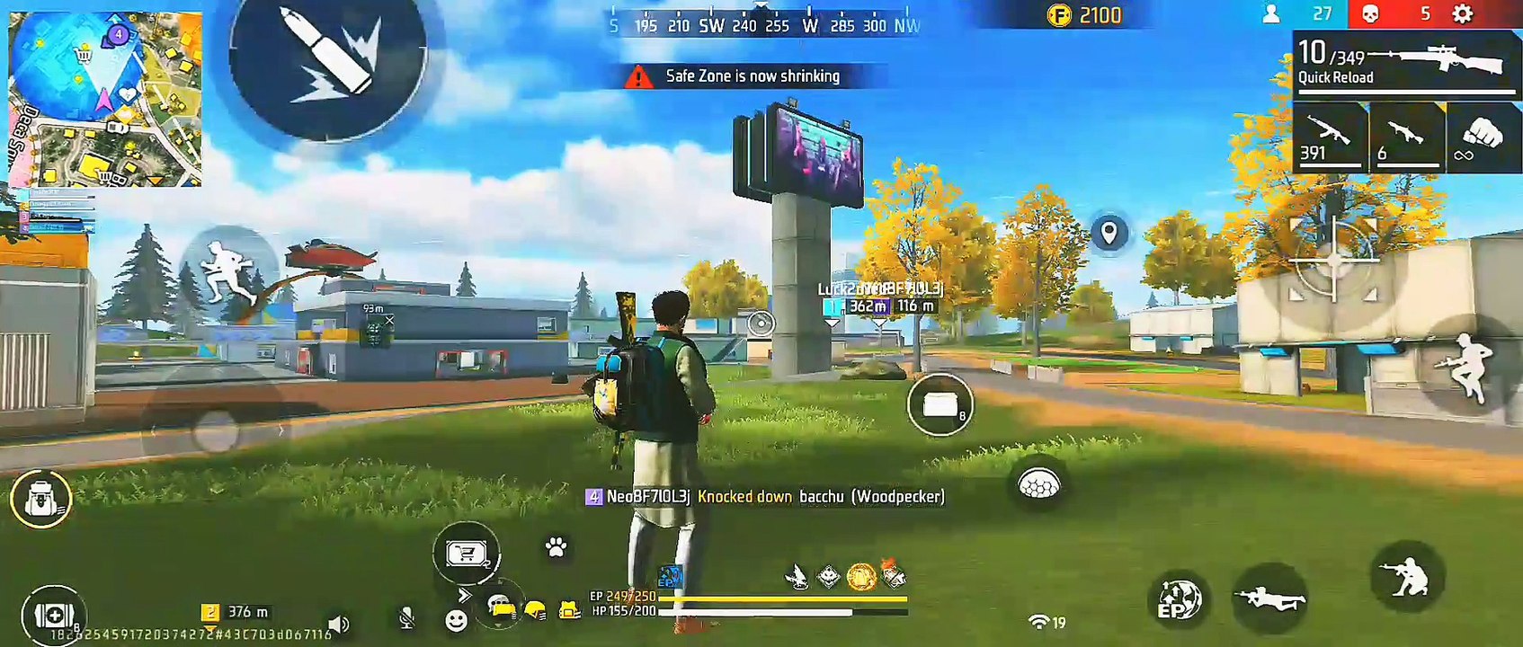 Free Fire Mobile Gameplay
