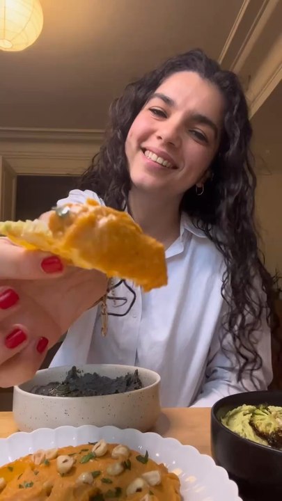 Trio de houmous multicolores 