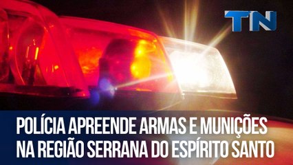Polícia apreende armas e munições na Região Serrana do Espírito Santo