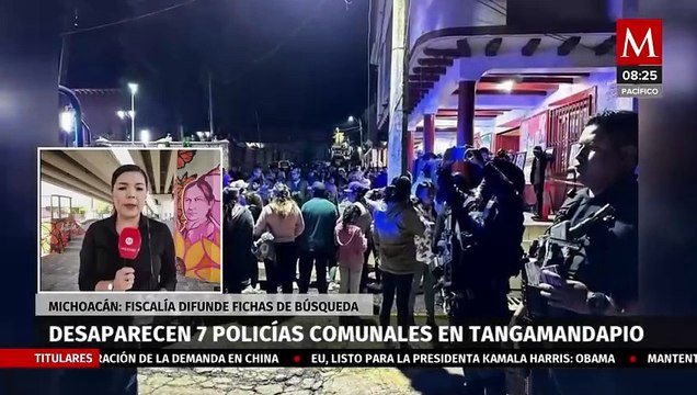 Fiscalía de Michoacán difunde fichas de búsqueda por siete policías desaparecidos