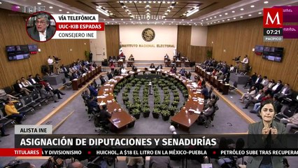 Download Video: Morena tendría mayoría calificada en diputaciones, pero no en senadurías: Consejero del INE