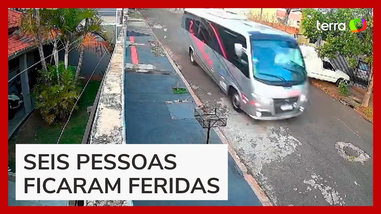 Motorista de micro-ônibus perde o controle, invade casa e deixa uma mulher morta no Paraná