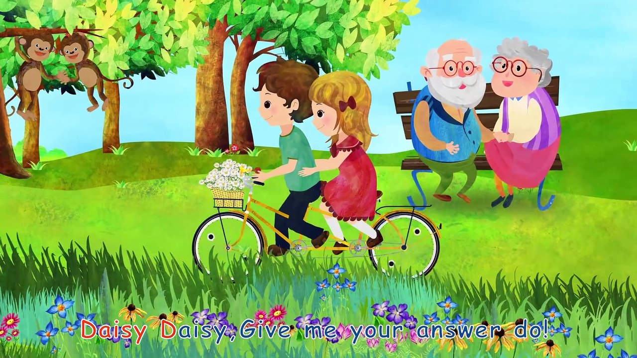 Daisy Bell / Bicycle Built for Two | CoComelon Nursery Rhymes | Kids Songs