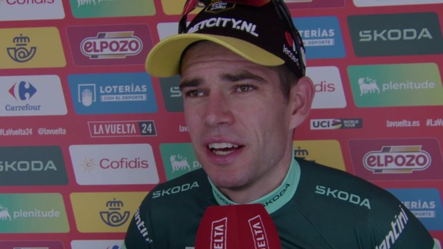 Cycling - La Vuelta 2024 - Wout van Aert : I was a bit confused, I did my wheel's throw too early...