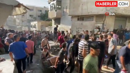 İsrail, Gazze'de pazar yerini vurdu: 9 ölü