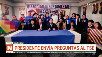 Presidente envía preguntas al TSE
