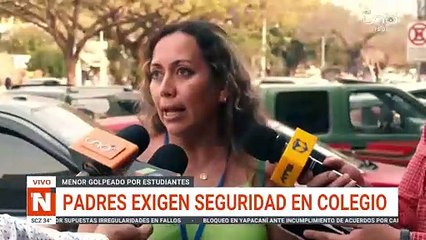 PADRES EXIGEN SEGURIDAD EN EL COLEGIO
