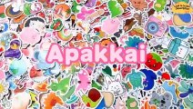 APAKKAI 600pcs Vinyl Waterproof Stickers for Kids| Large Size Kawaii| High Quality| Widely Used for Personalization| Perfect Gifts for All Ages|  Sun Proof| DIY enthusiasts| Eco Friendly| Resuseable