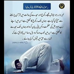"Rukoo O Sujood"#Sahe Muslim 479#authentic hadees#short video
