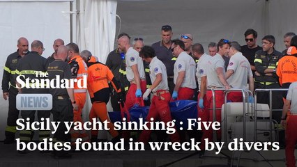Four Bodies Found On Sunken Luxury Yacht Off Coast Of Sicilly