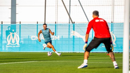 Au travail avant OM-Reims