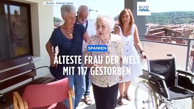 Friedlich eingeschlafen : Älteste Frau der Welt mit 117 Jahren gestorben