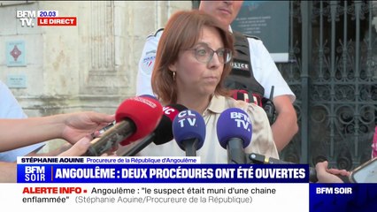 Angoulême: "pas de lien fait avec une entreprise terroriste", assure la procureure de la République