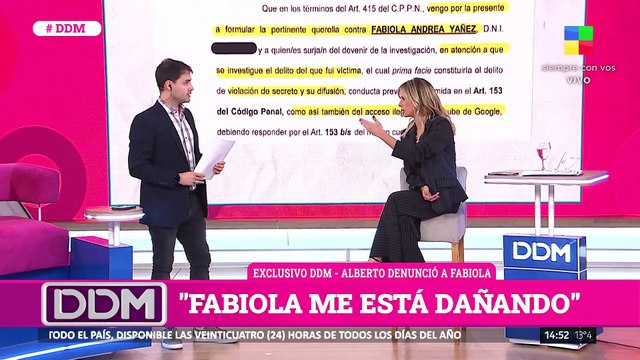 Alberto Fernández DENUNCIÓ a Fabiola Yañez por la difusión de los videos de Tamara Pettinato