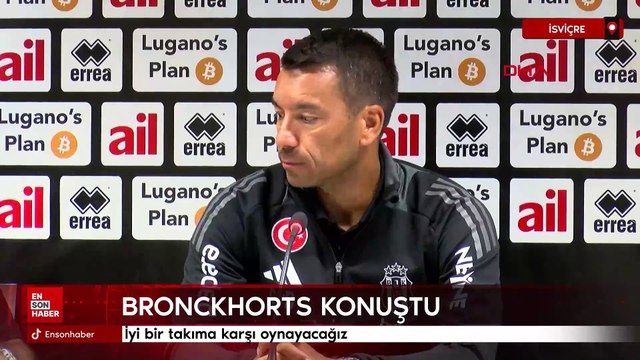 Giovanni van Bronckhorst'tan Lugano maçı sözleri: İyi bir takıma karşı oynayacağız