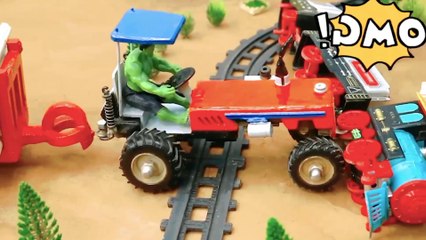 Diy tractor making mini Automatic Barrier and Traffic Lights for Train | science project