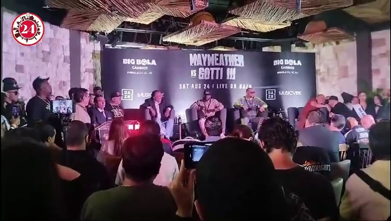 Cara a cara de Floyd Mayweather Jr vs John Gotti III