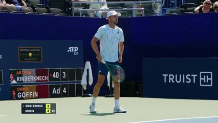 Winston Salem - Goffin de parcours pour Rinderknech