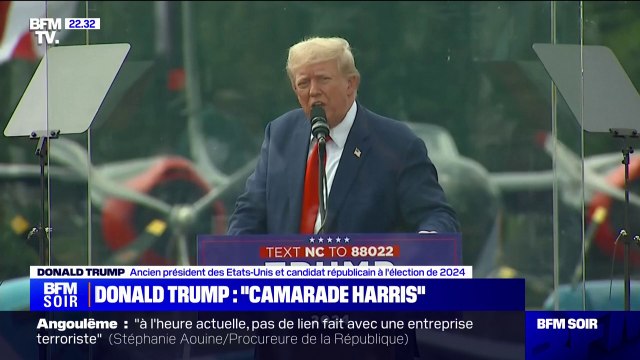 Camarade Harris : Donald Trump attaque Kamala Harris pour son premier meeting en extérieur depuis sa tentative d'assassinat