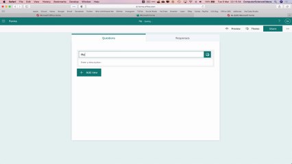 How to CREATE a Microsoft Form for Office 365 Using a Mac - Basic Tutorial | New