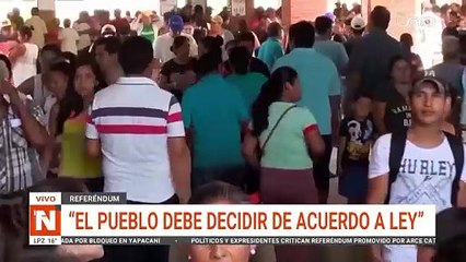 El pueblo debe decidir de acuerdo a Ley