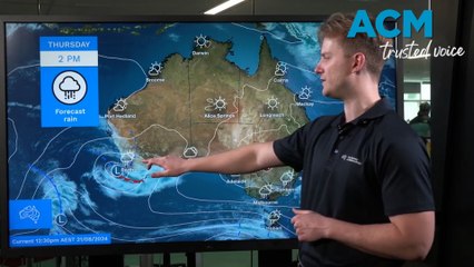 Showers and storms for the south-west of Australia