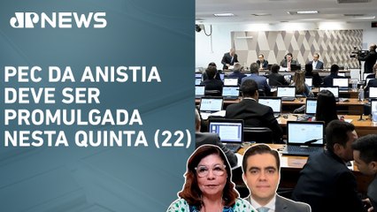 CCJ do Senado aprova alteração na Lei da Ficha Limpa; Cristiano Vilela e Dora Kramer comentam