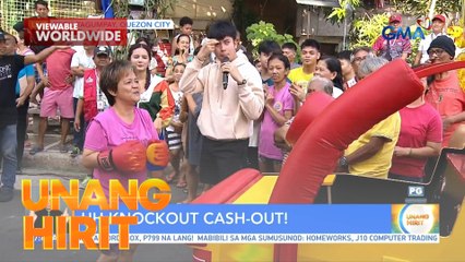 UH KNOCKOUT CASH-OUT sa Quezon City | Unang Hirit